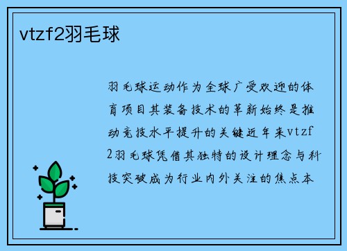vtzf2羽毛球